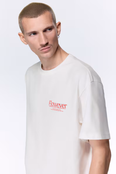 Футболка с принтом LOOSE FIT