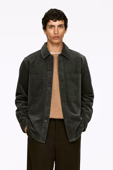 Рубашка-овершерт из вельвета