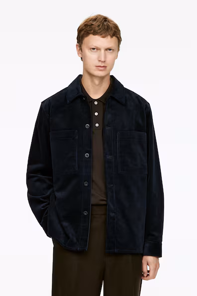 Рубашка-ковер из вельвета