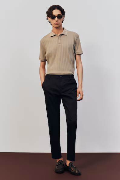 Укороченные брюки SLIM FIT- Заказать в России