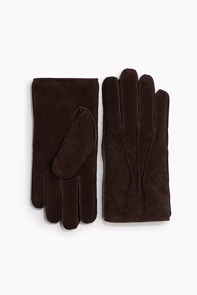 Перчатки из замши- Заказать в России