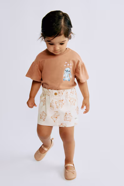 Юбка в принтованном сарже- Заказать в России