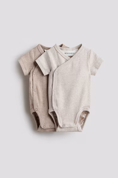 Пакет из 2-х рубчиковых боди с выдержками- Заказать в России