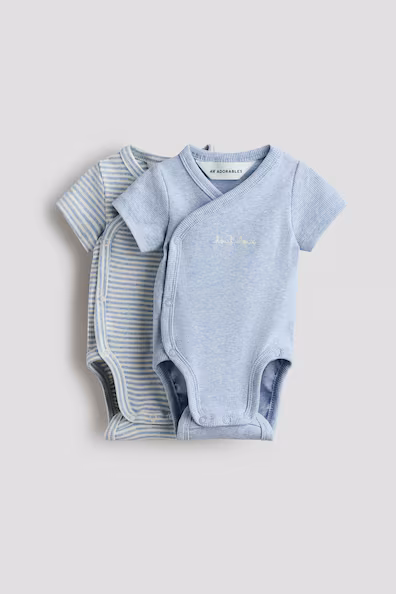 Пакет из 2 трактирных комбинезонов в рубчик- Заказать в России