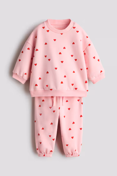 Набор из 2 предметов из футера с узором- Заказать в России