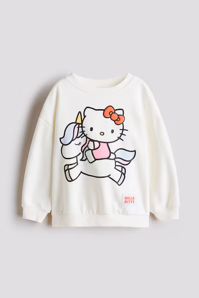 Свитшот с принтом HELLO KITTY- Заказать в России