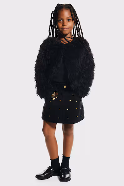 Плюшевый пальто