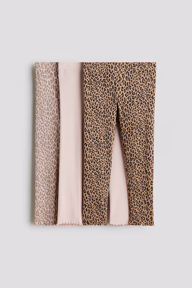 Лосины из ребристого хлопка (3 шт.)- Заказать в России