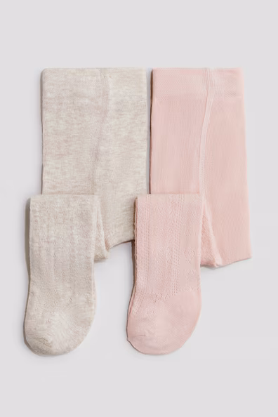 Упаковка из 2 колготок с текстурой вязки