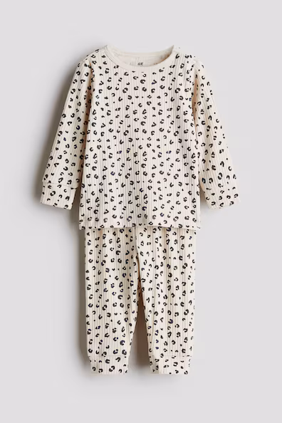 Комплект из рубчикового хлопкового костюма