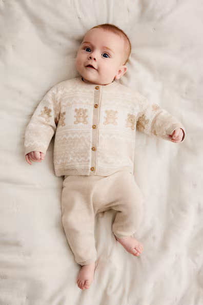 Набор из 2 предметов из хлопковой вязаной ткани- Заказать в России