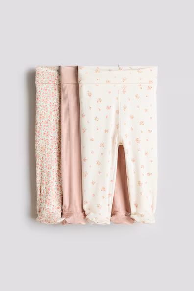 Набор из 3 леггинсов из хлопка- Заказать в России