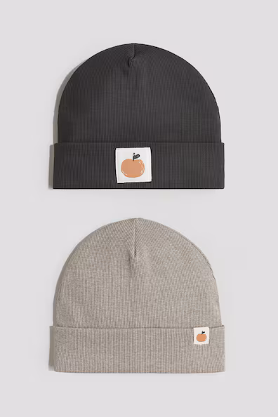 Набор из 2 шапок из хлопка- Заказать в России