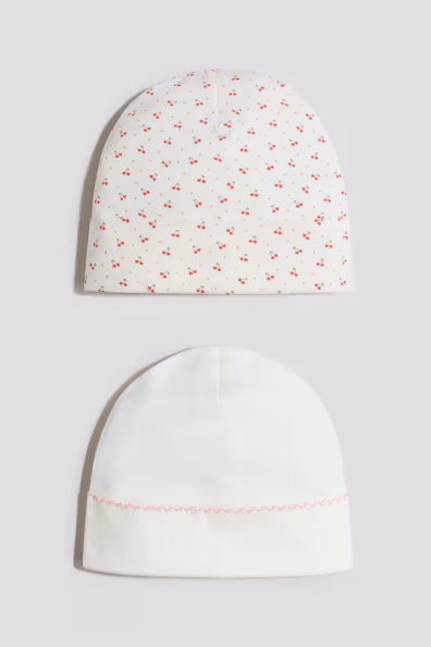 Набор из 2 хлопковых шапок- Заказать в России
