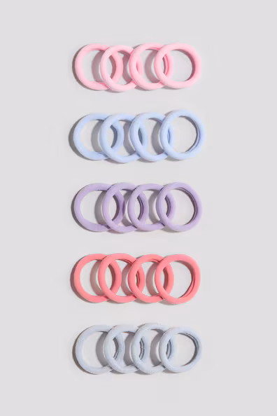 Набор из 20 резинок для волос