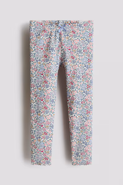 Рифленые леггинсы из хлопка- Заказать в России