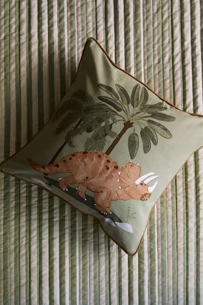 Подушка с принтом из хлопкового холста- Заказать в России