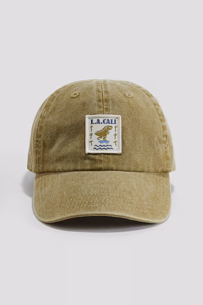 Бейсболка из хлопкового холста