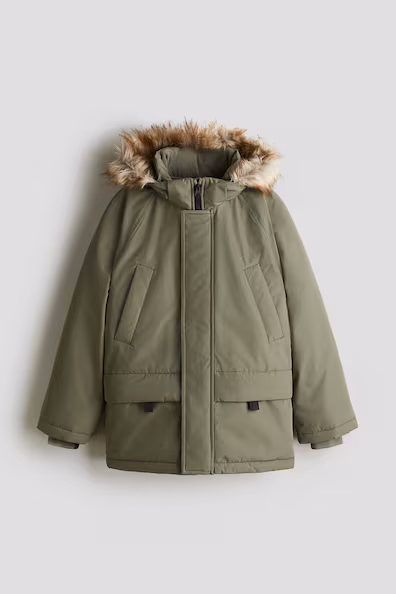 Парка с утеплением и водоотталкивающей пропиткой H&M- Заказать в России