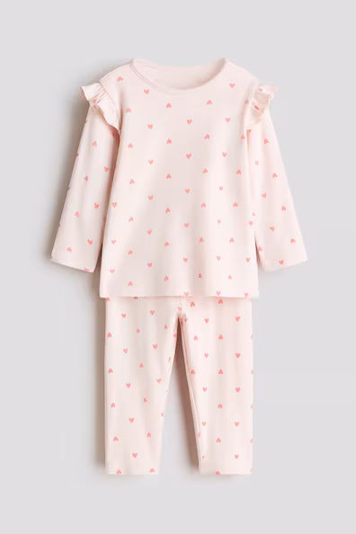 Пижама из хлопка с принтом- Заказать в России