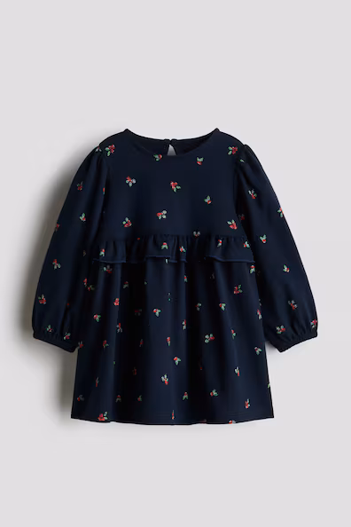 Платье из хлопка с принтом- Заказать в России