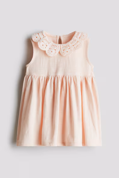 Платье из джерси с воротником- Заказать в России