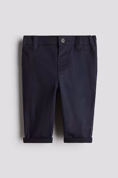 Брюки-чино из хлопка- Заказать в России