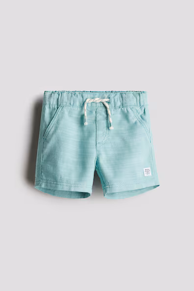 Шорты из хлопкового саржевого полотна- Заказать в России