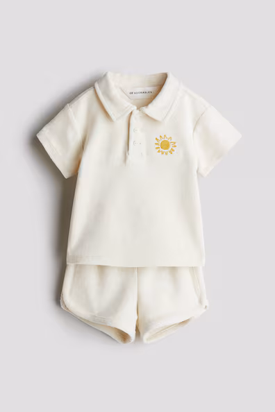 Комплект из 2 предметов в махровом полотне- Заказать в России