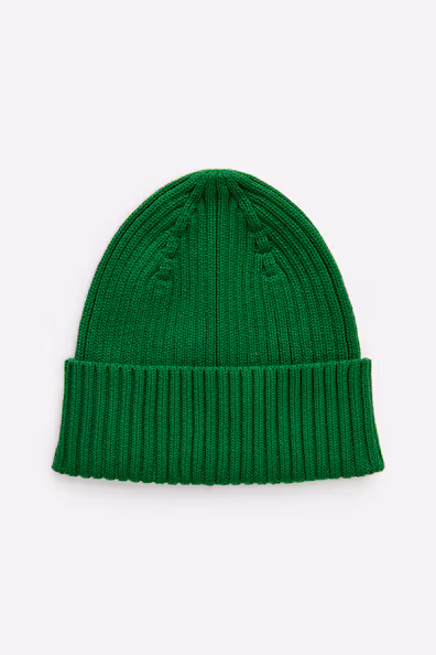 Шапка в рубчик из легкой ткани- Заказать в России
