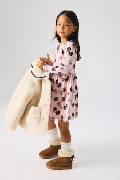 Платье из хлопка с принтом