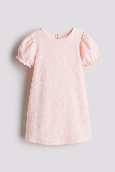 Платье из джерси с жаккардовым узором