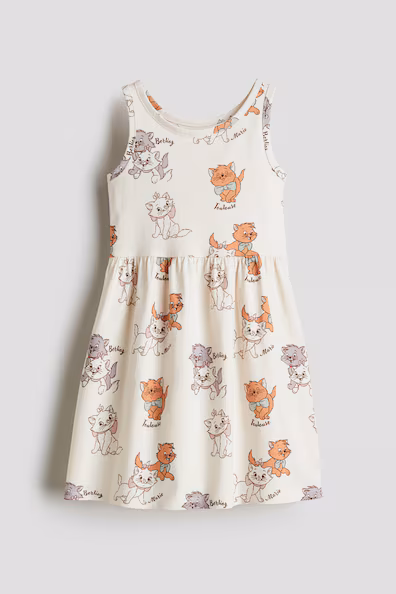 Платье из хлопка с принтом