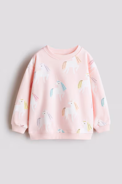 Принтованный свитшот  с начесом- Заказать в России