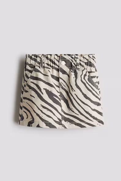 Юбка из хлопкового саржевого полотна