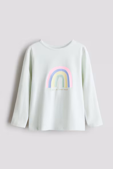 Свитер из джерси с принтованным узором- Заказать в России