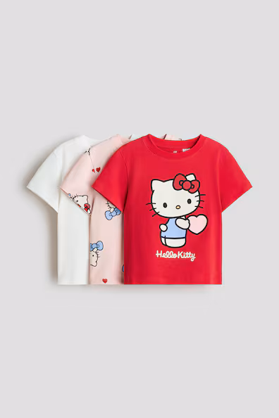 Набор из 3 печатных топов из джерси- Заказать в России