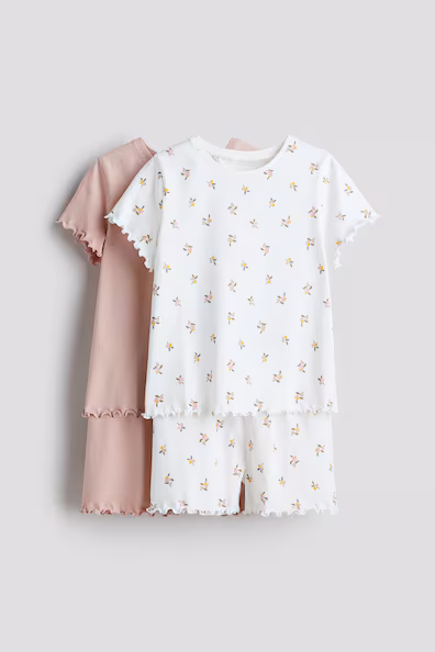 Набор из 2 пижам из хлопка