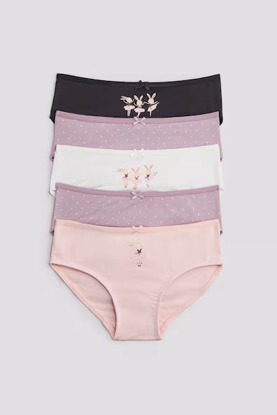 Набор из 5 трусов из хлопка- Заказать в России