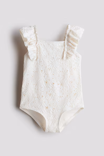 Купальный костюм с оборками- Заказать в России