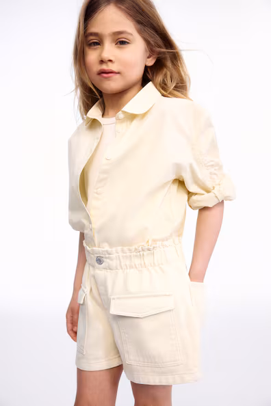 Свободные джинсовые шорты- Заказать в России