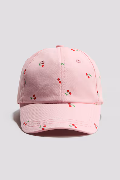 Бейсболка из хлопка с бантом