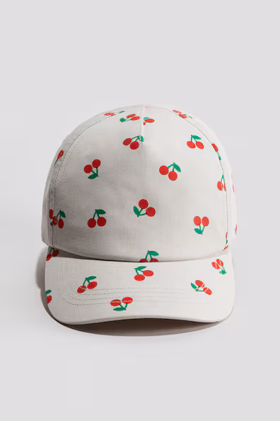 Бейсболка с принтом из хлопка- Заказать в России