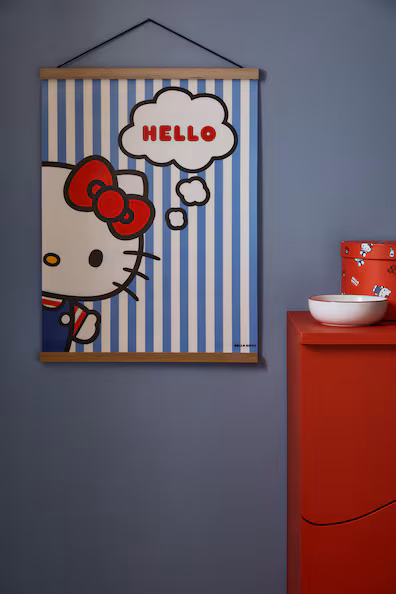 Держатель для постера и постер для детей