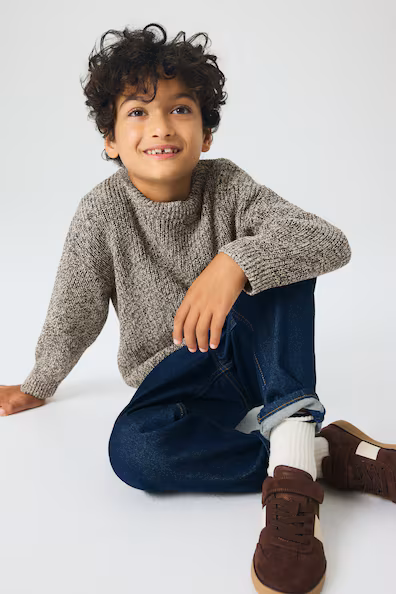 Свитер из рубчикового хлопка- Заказать в России