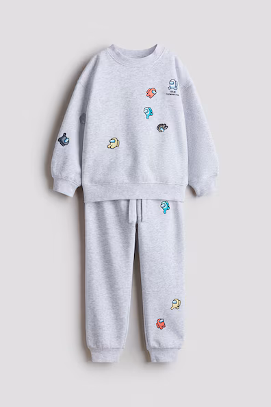 Костюм из 2 предметов в принте флиса- Заказать в России