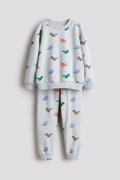 Комплект из 2 предметов в принтованном мольтоне- Заказать в России