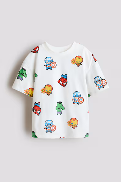 Футболка оверсайз с принтом- Заказать в России