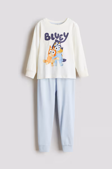 Пижама в принт из хлопка