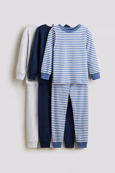 Набор 3 пижам из хлопка